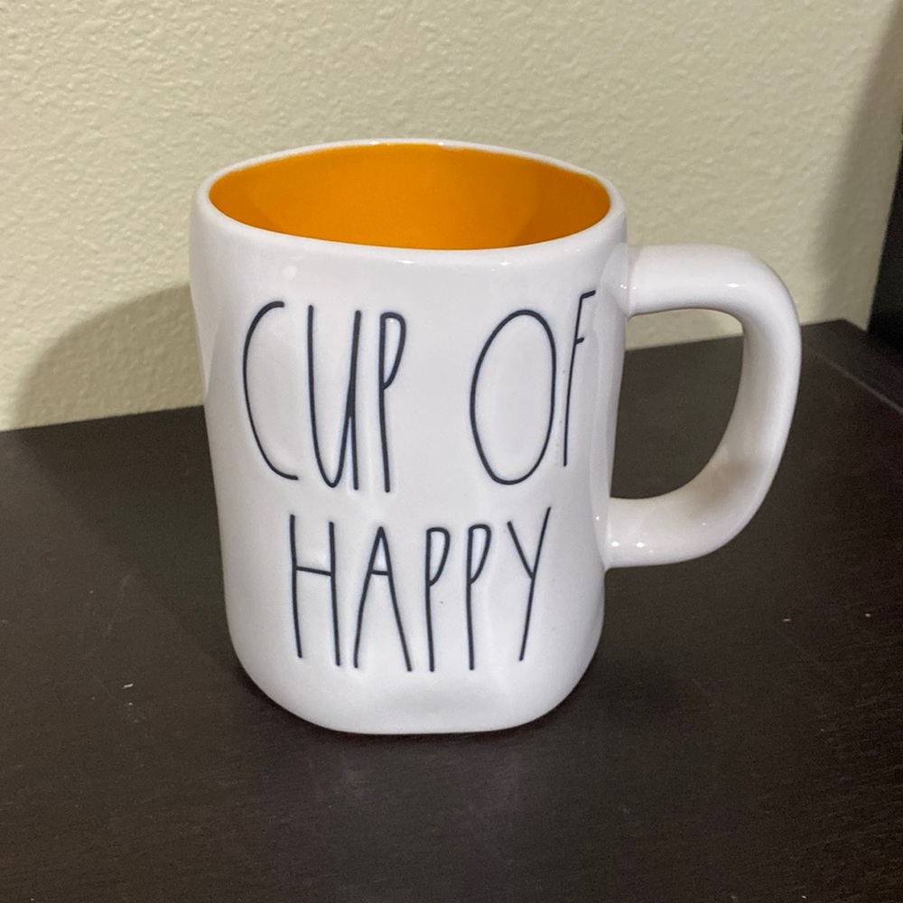 New Rae Dunn Cup Of Happy ceramic mug